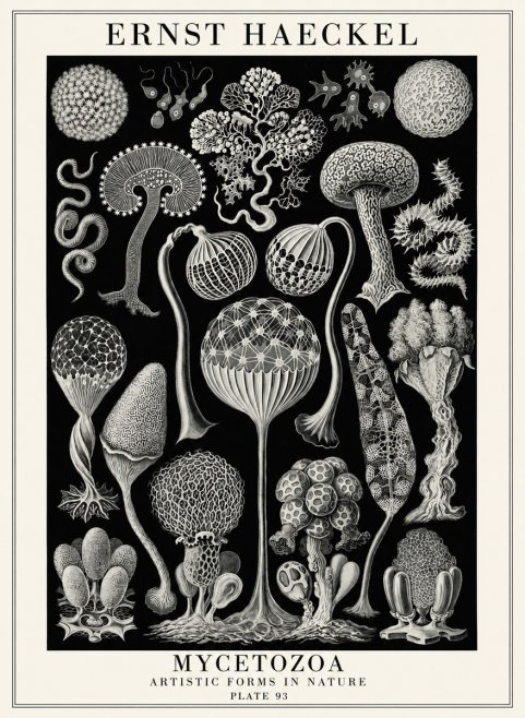 Ernst Haeckel Mycetozoa No4 - Poszter