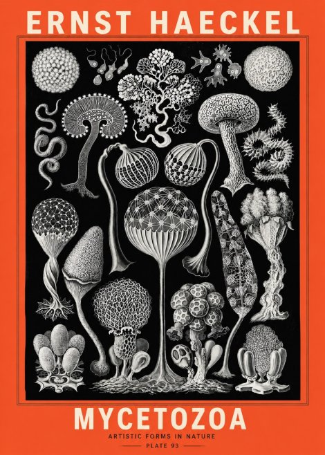 Ernst Haeckel Mycetozoa No5 - Poszter