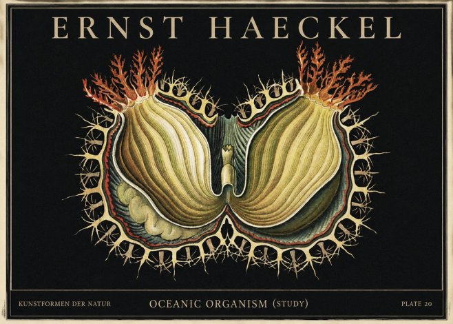 Ernst Haeckel Nature's Architecture No4 - Poszter