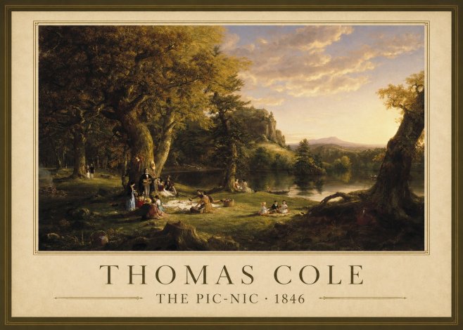 Thomas Cole The Pic-nic I No1 - Poszter