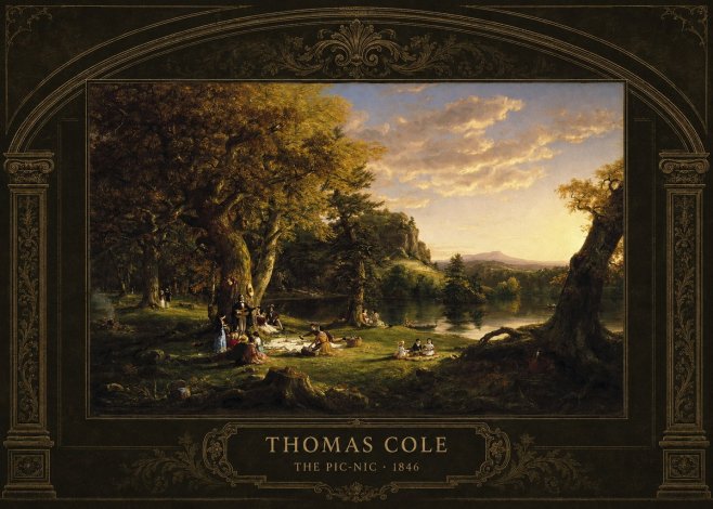 Thomas Cole The Pic-nic I No4 - Poszter