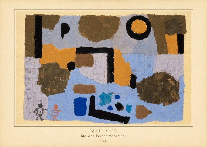 Paul Klee Mit Den Beiden Verirrten No4 - Poszter