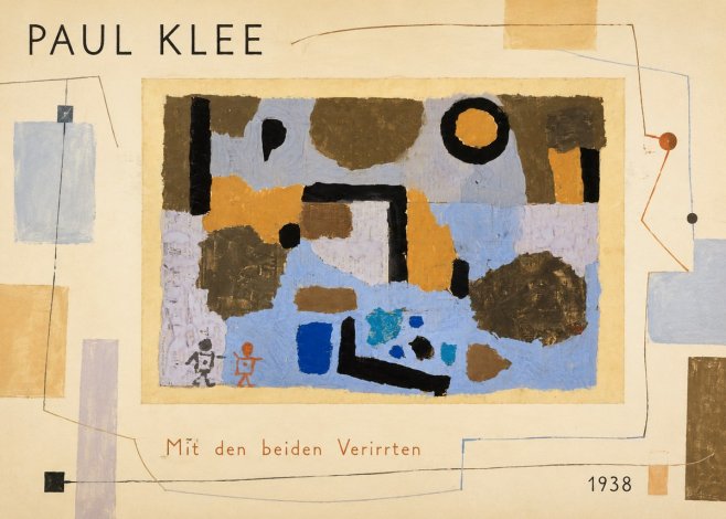 Paul Klee Mit Den Beiden Verirrten No6 - Poszter
