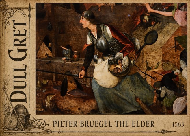 Pieter Bruegel Dull Gret II No2 - Poszter