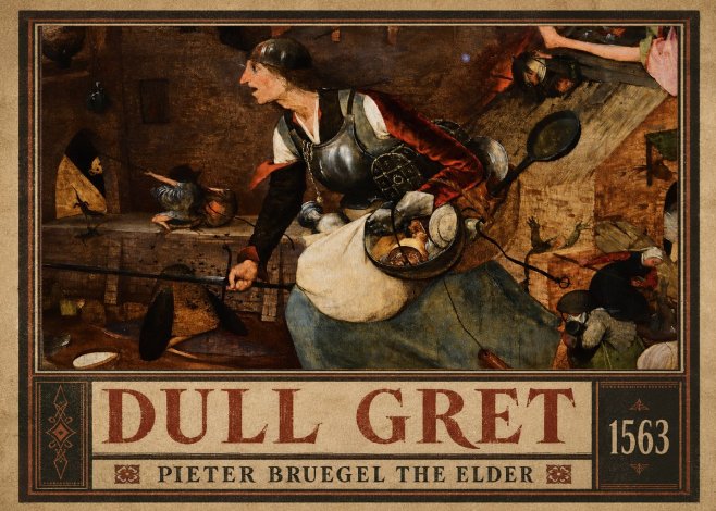 Pieter Bruegel Dull Gret II No3 - Poszter