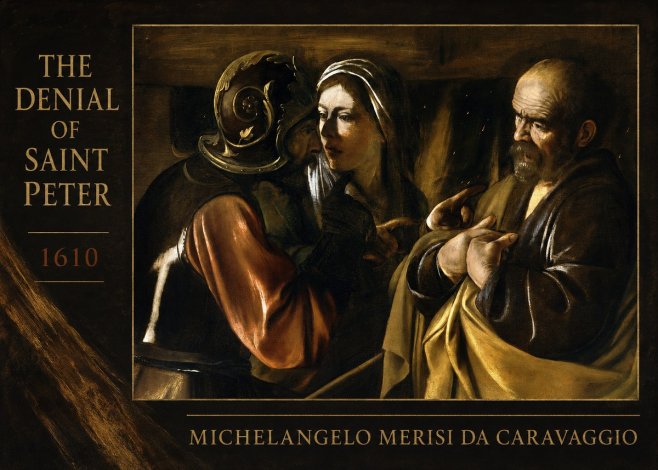 Michelangelo Merisi da Caravaggio The Denial of Saint Peter No2 - Poszter