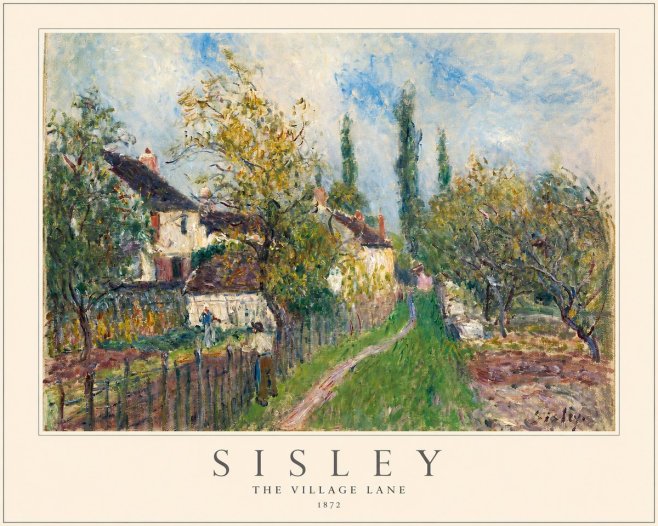 Sisley The Village Lane No1 - Poszter