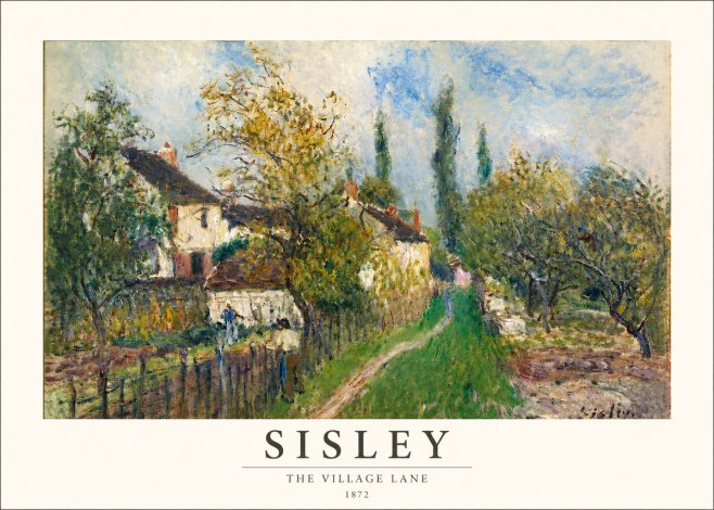 Sisley The Village Lane No3 - Poszter