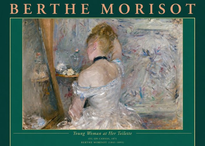 Berthe Morisot Young Woman at Her Toilette No4 - Poszter