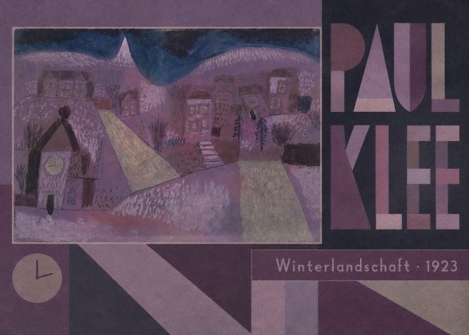 Paul Klee Winterlandschaft No6 - Poszter