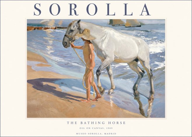 Sorolla The Bathing Horse No1 - Poszter