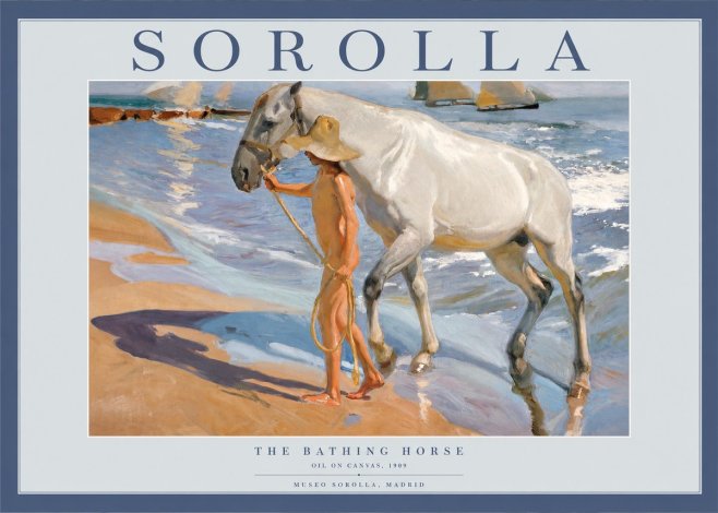 Sorolla The Bathing Horse No2 - Poszter