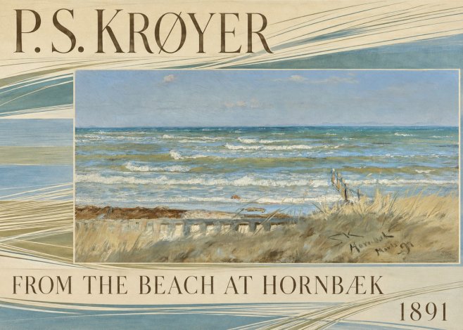 P.S. Krøyer From the Beach at Hornbæk · 1891 No6 - Poszter