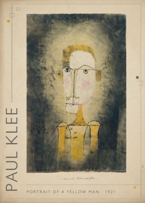 Paul Klee Portrait of a Yellow Man No1 - Poszter