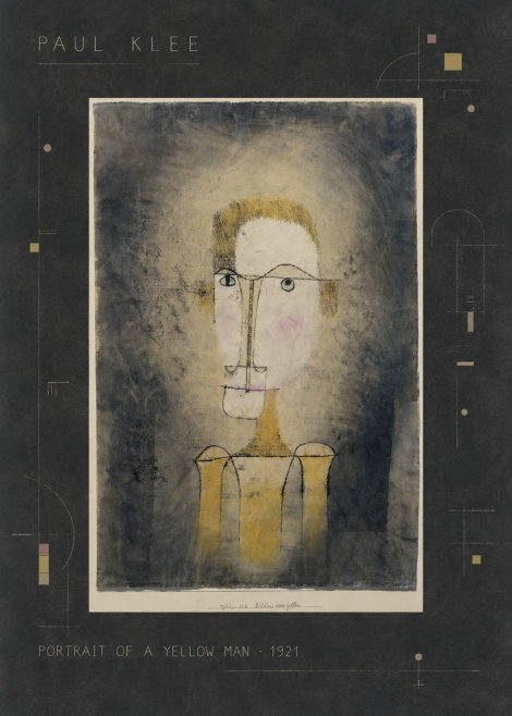 Paul Klee Portrait of a Yellow Man No2 - Poszter