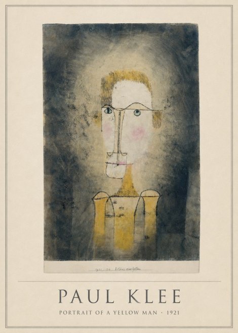 Paul Klee Portrait of a Yellow Man No4 - Poszter