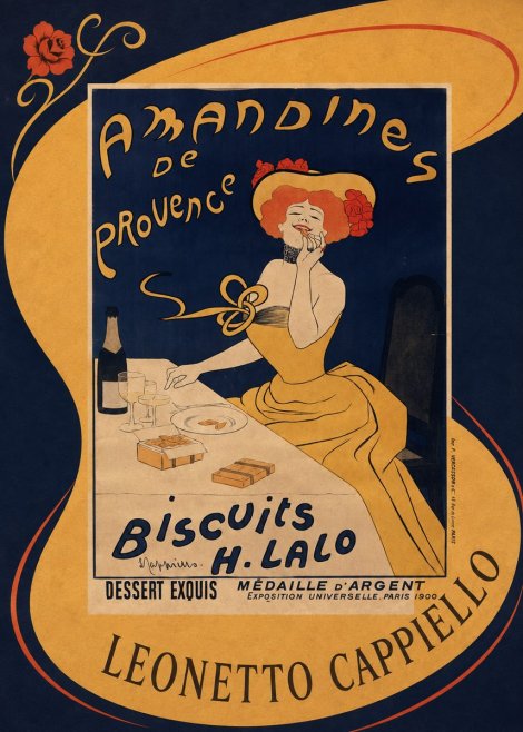 Leonetto Cappiello Amandines De Provence Biscuits H. Lalo I No4 - Poszter