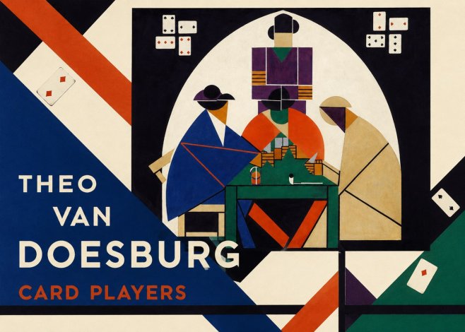 Theo van Doesburg Card Players No5 - Poszter