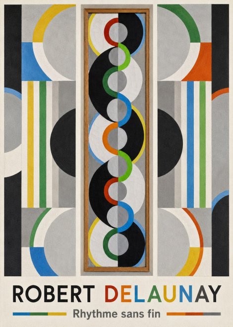 Robert Delaunay Rythme Sans Fin II No1 - Poszter