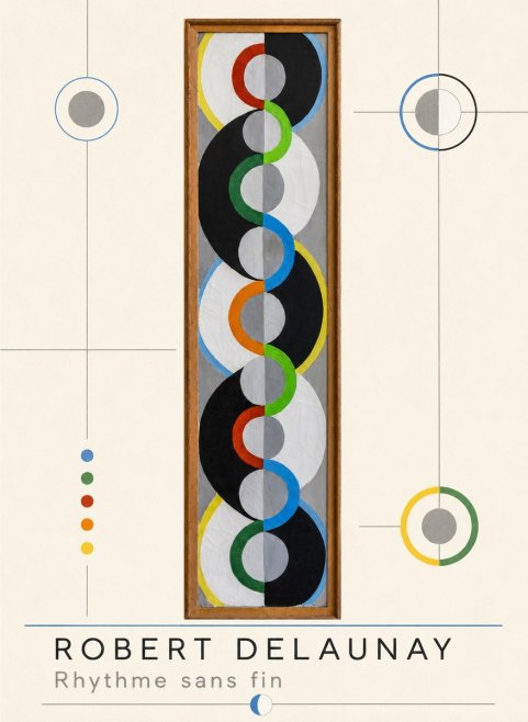 Robert Delaunay Rythme Sans Fin II No3 - Poszter