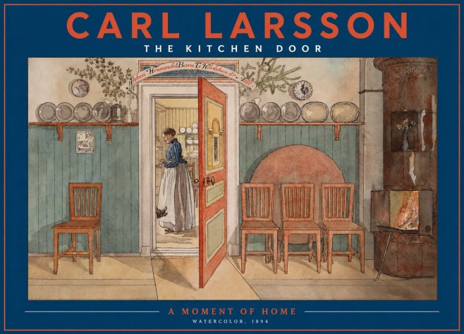 Carl Larsson The Kitchen Door No2 - Poszter