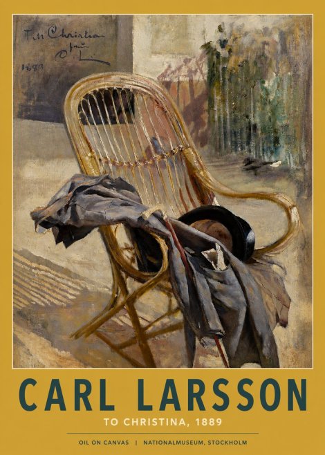 Carl Larsson To Christina, from C. Larsson, 1889 No3 - Poszter