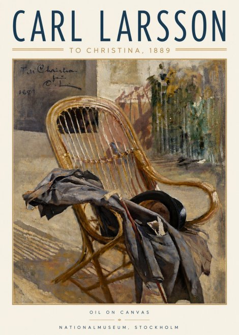 Carl Larsson To Christina, from C. Larsson, 1889 No4 - Poszter