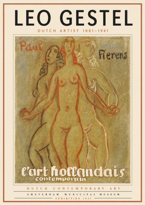 Leo Gestel L'art Hollandais Contemporain II No5 - Poszter