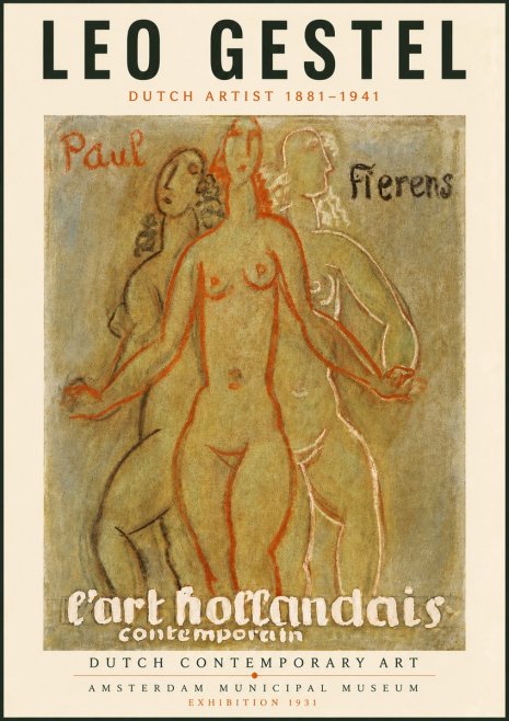 Leo Gestel L'art Hollandais Contemporain II No6 - Poszter