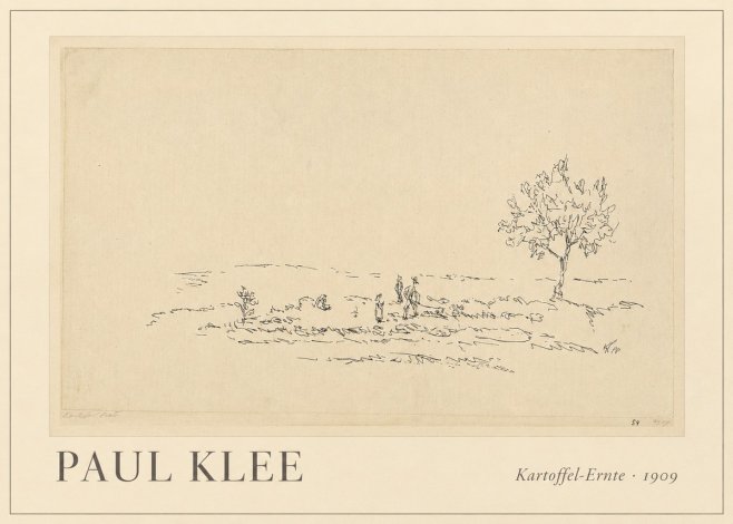 Paul Klee Kartoffel-ernte No1 - Poszter