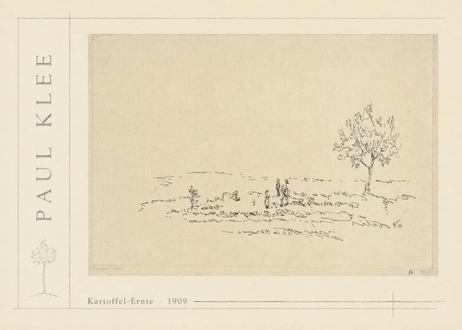 Paul Klee Kartoffel-ernte No2 - Poszter