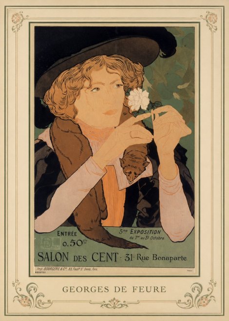 Georges de Feure Salon Des Cent No1 - Poszter