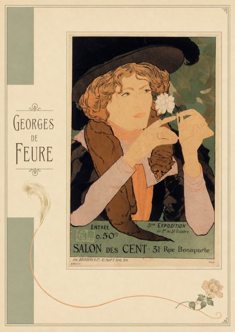 Georges de Feure Salon Des Cent No4 - Poszter