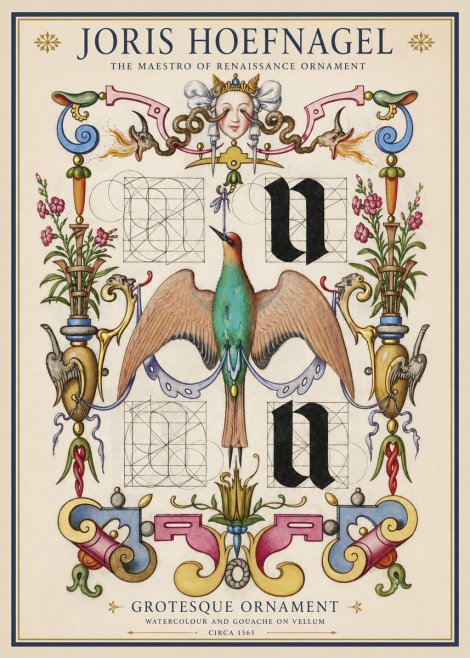 Joris Hoefnagel Grotesque Ornament No1 - Poszter