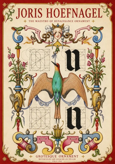 Joris Hoefnagel Grotesque Ornament No4 - Poszter