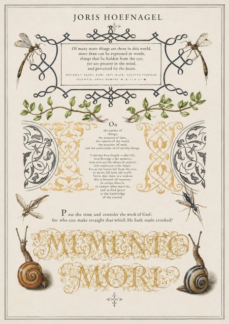 Joris Hoefnagel Memento Mori No1 - Poszter