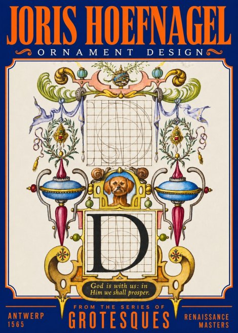 Joris Hoefnagel Illuminated Initial 'D' No3 - Poszter