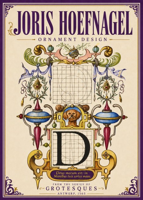 Joris Hoefnagel Illuminated Initial 'D' No5 - Poszter