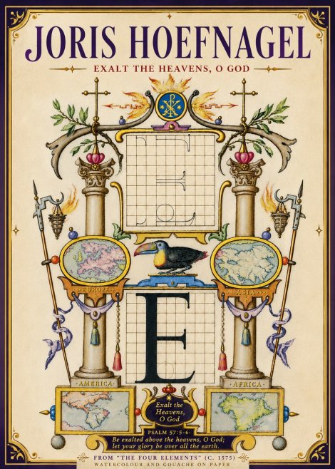 Joris Hoefnagel Exalt the Heavens, O God No5 - Poszter