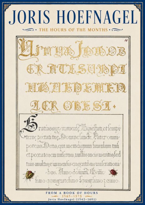 Joris Hoefnagel Gratias Tibi Agimus No6 - Poszter