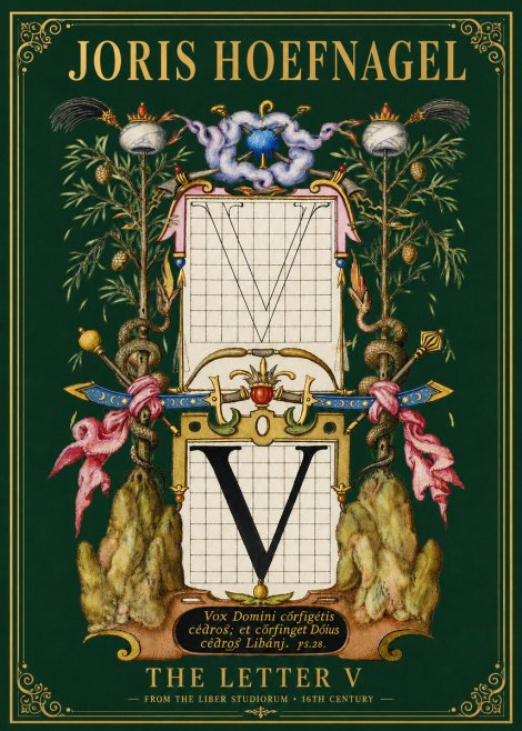 Joris Hoefnagel The Letter V No5 - Poszter