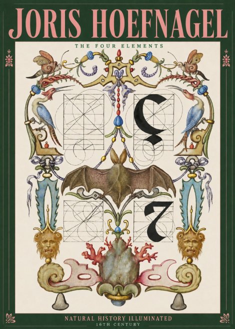 Joris Hoefnagel The Four Elements I No2 - Poszter
