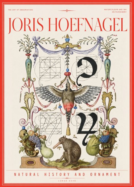Joris Hoefnagel Study of Nature and Ornament No3 - Poszter