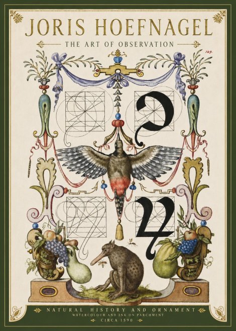 Joris Hoefnagel Study of Nature and Ornament No4 - Poszter