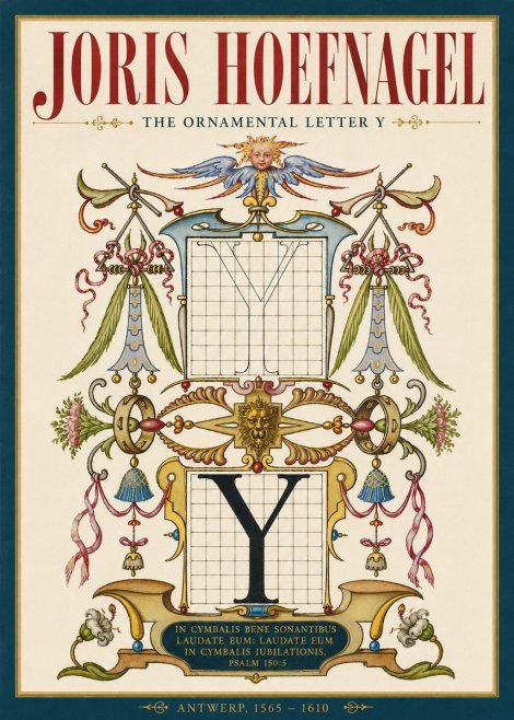 Joris Hoefnagel The Ornamental Letter Y No4 - Poszter