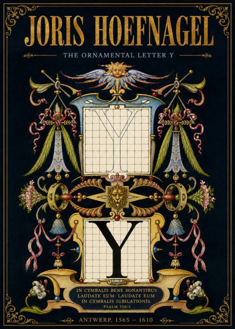 Joris Hoefnagel The Ornamental Letter Y No6 - Poszter