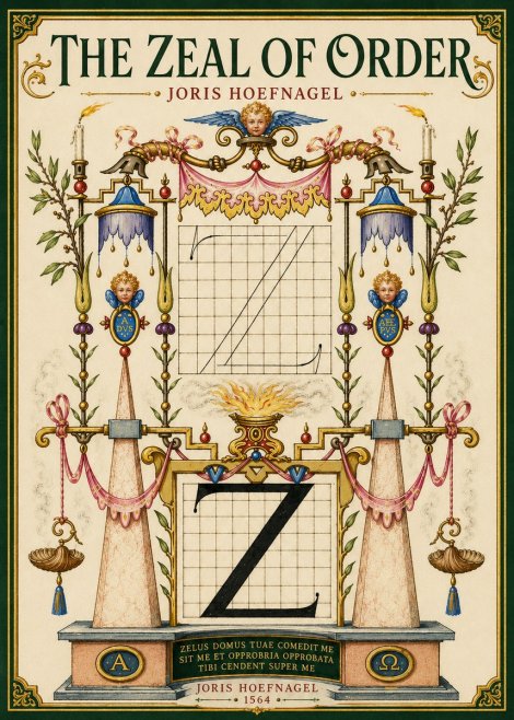 Joris Hoefnagel The Z Table No5 - Poszter