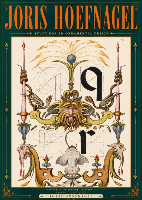 Joris Hoefnagel Ornamental Design I No6 - Poszter