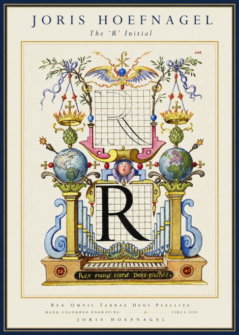 Joris Hoefnagel The 'R' Initial No1 - Poszter