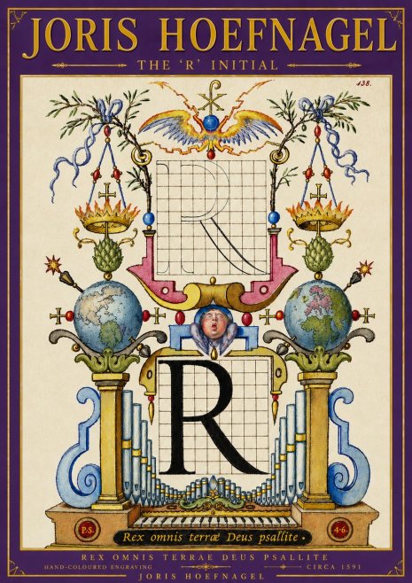 Joris Hoefnagel The 'R' Initial No6 - Poszter